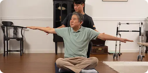 관절 구축 예방 스트레칭
